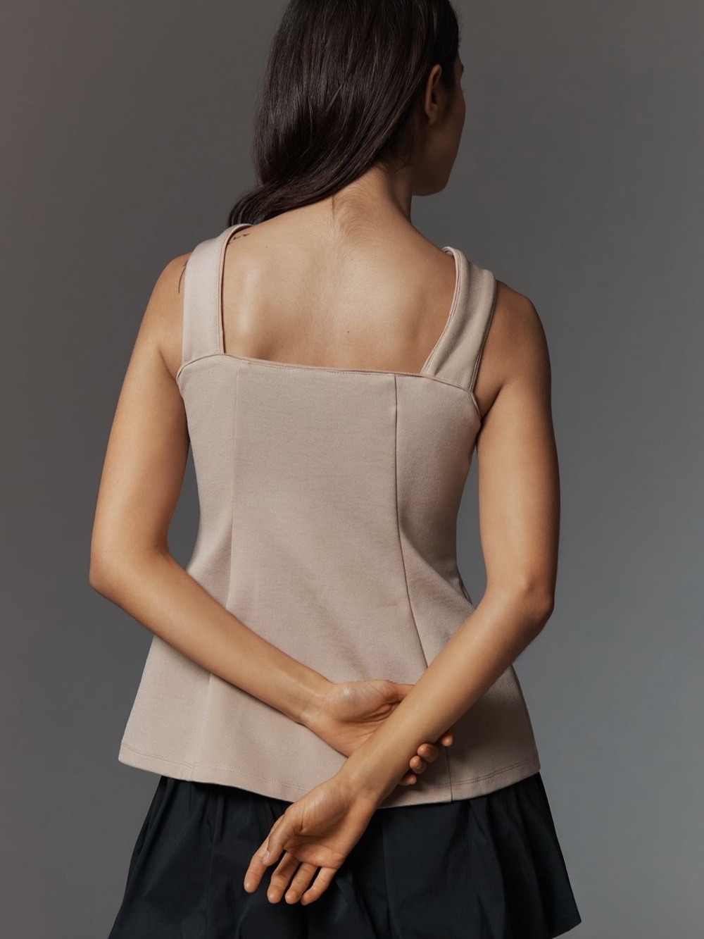 NWT Anthropologie Maeve Structured Long Line Vest - Picture 2 of 7
